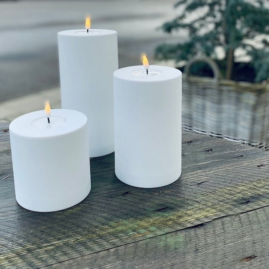 LED Candles from Deluxe Homeart for Outdoor Coziness