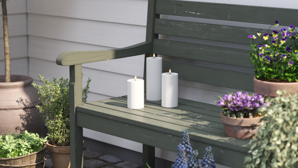 LED Outdoor light Pillar candle Designed for all kinds of weather