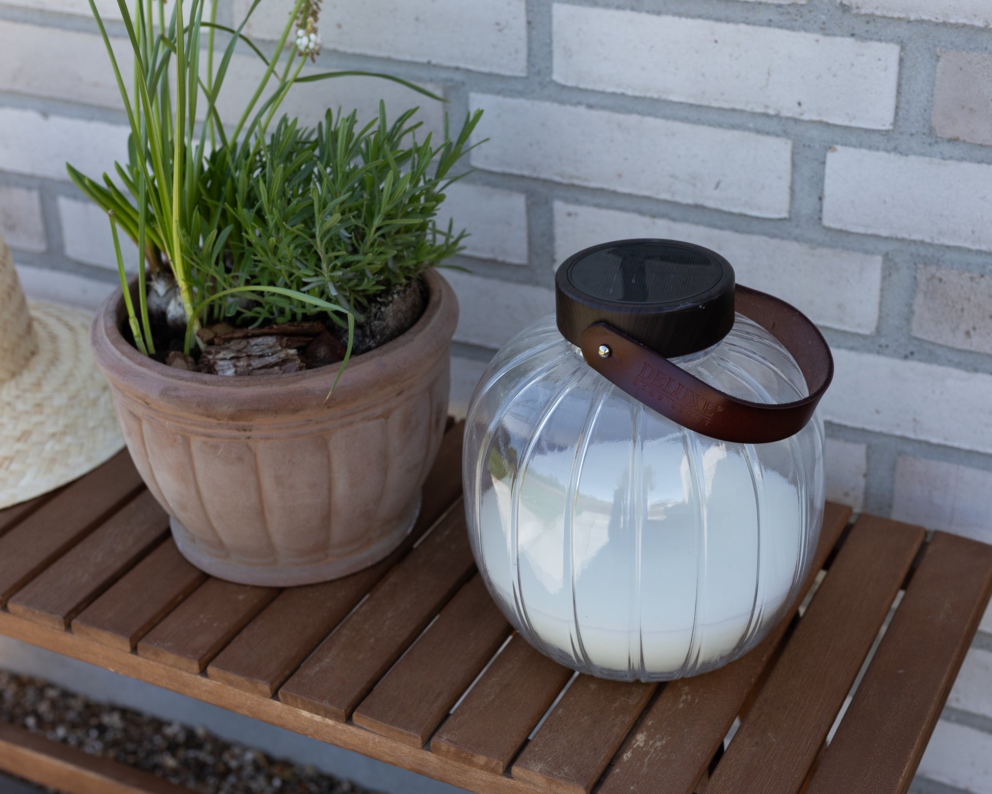 Deluxe Homeart LED Glas Lanterne 20cm LED lanterner 4