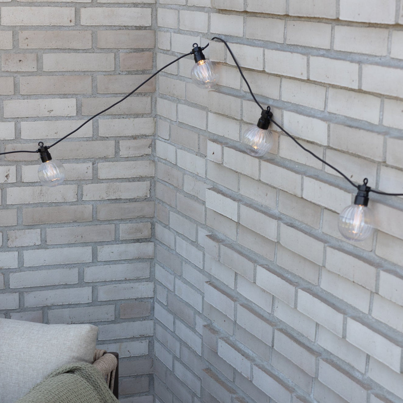 Deluxe Homeart Exclusive striped light chain Ø6 starter set Light chain 2