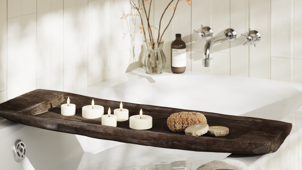 Naturlig tro LED Värmeljus Med WetLook ™ -design