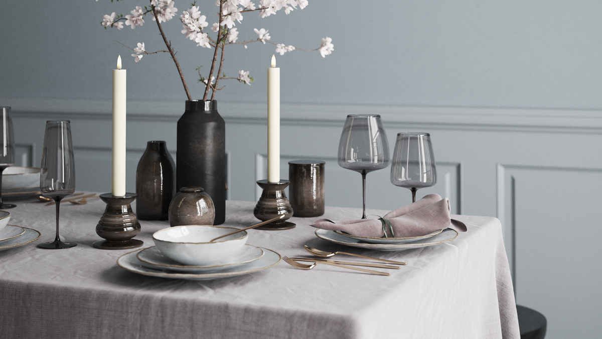 LED Dinner candle With lifelike LED flame