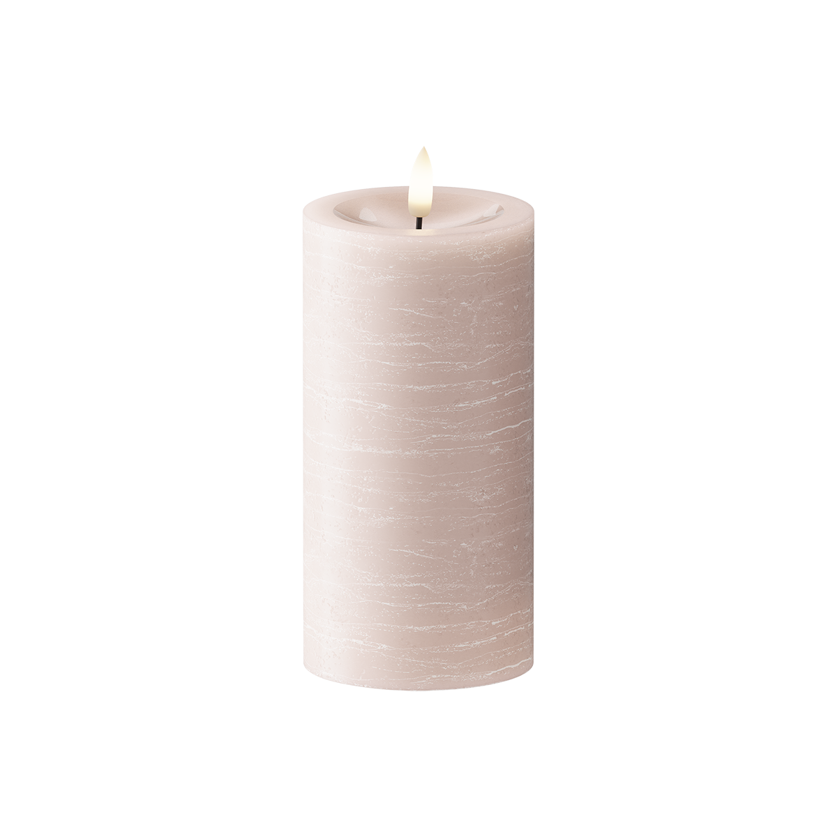 LED Blokklys Ø 7,5 x 15 cm Rosa