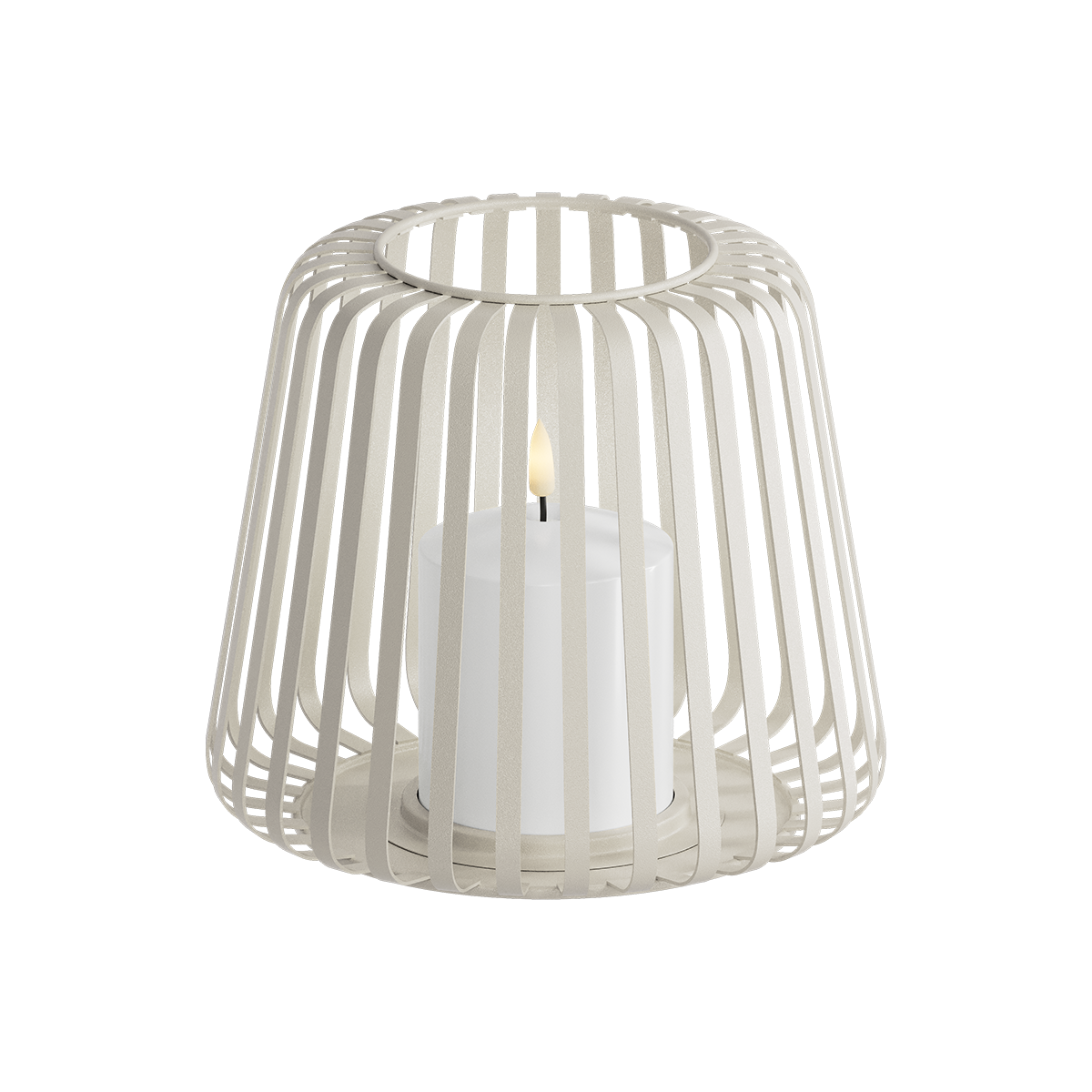 Φανάρι LED Ø 20 x 17 cm Άμμος