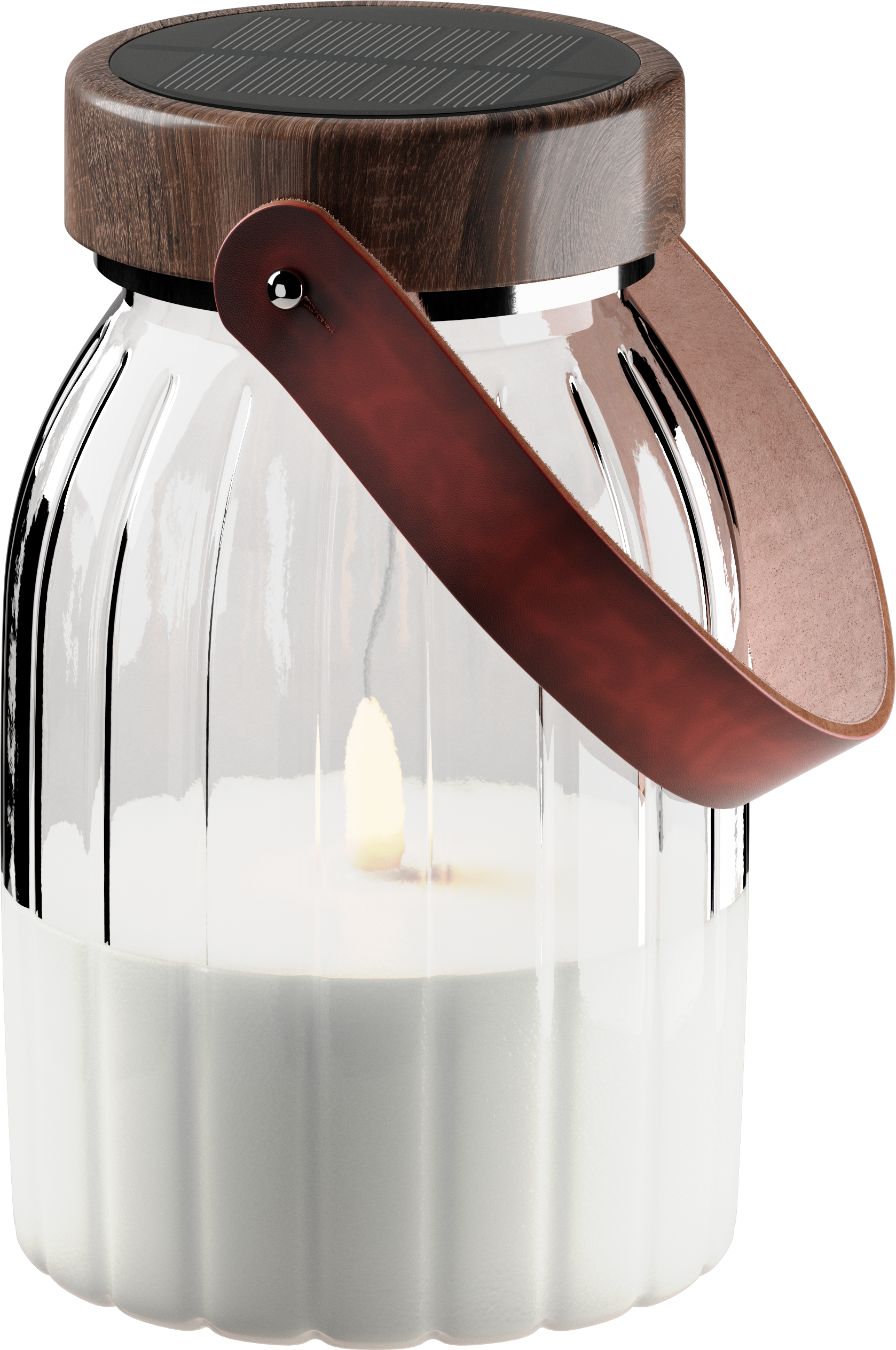 Deluxe Homeart LED Glas Lanterne 17cm LED lanterner 2