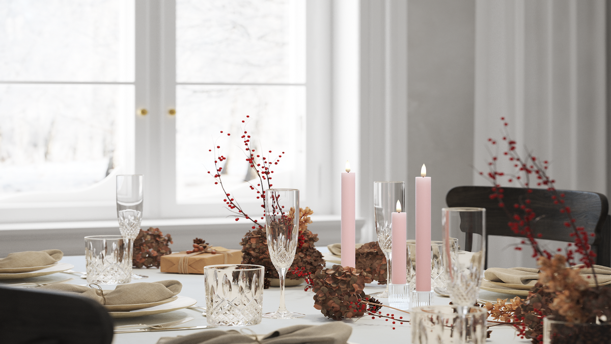 Practical timer function to your LED Dinner candle
