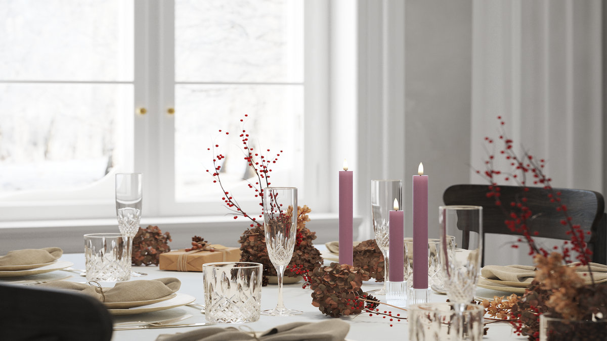 Practical timer function to your LED Dinner candle