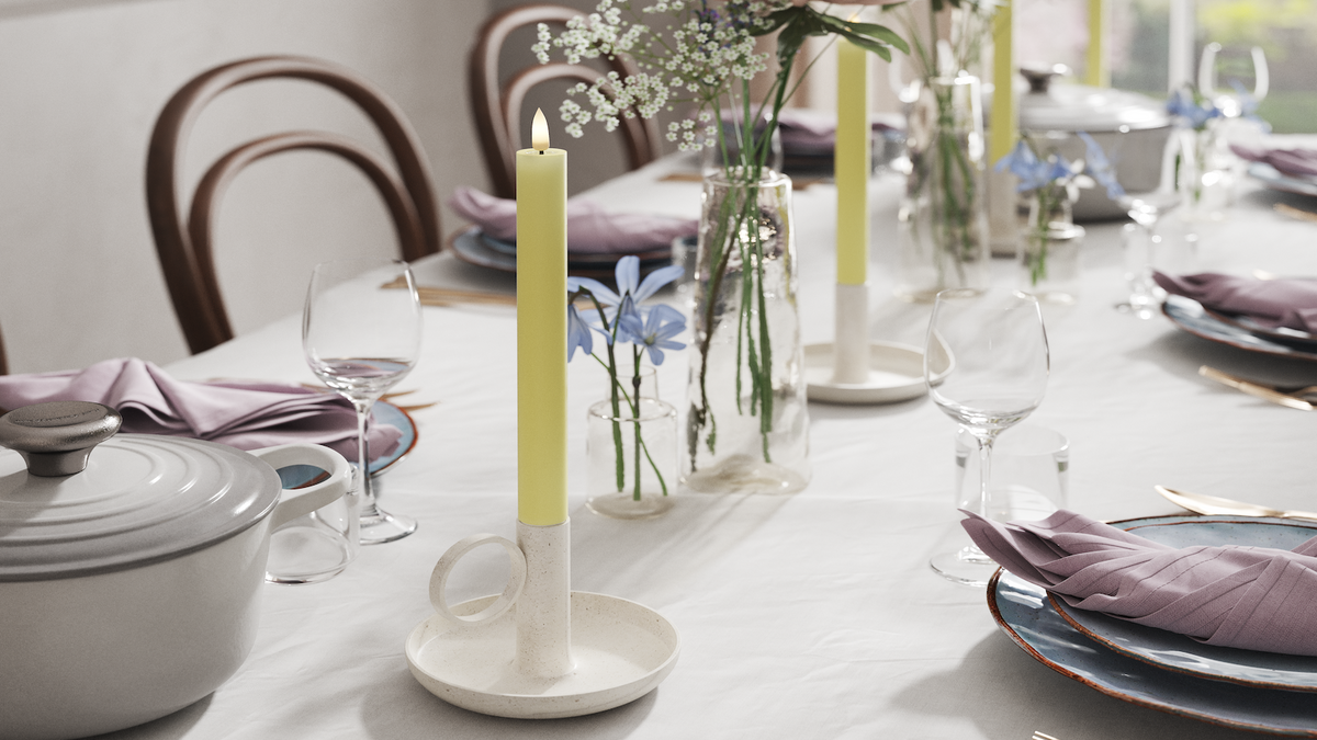 Naturlig tro LED Kronelys med Wetlook ™ Design