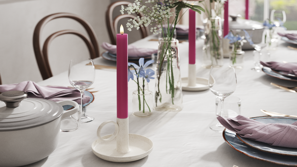 Naturlig tro LED Kronelys med Wetlook ™ Design