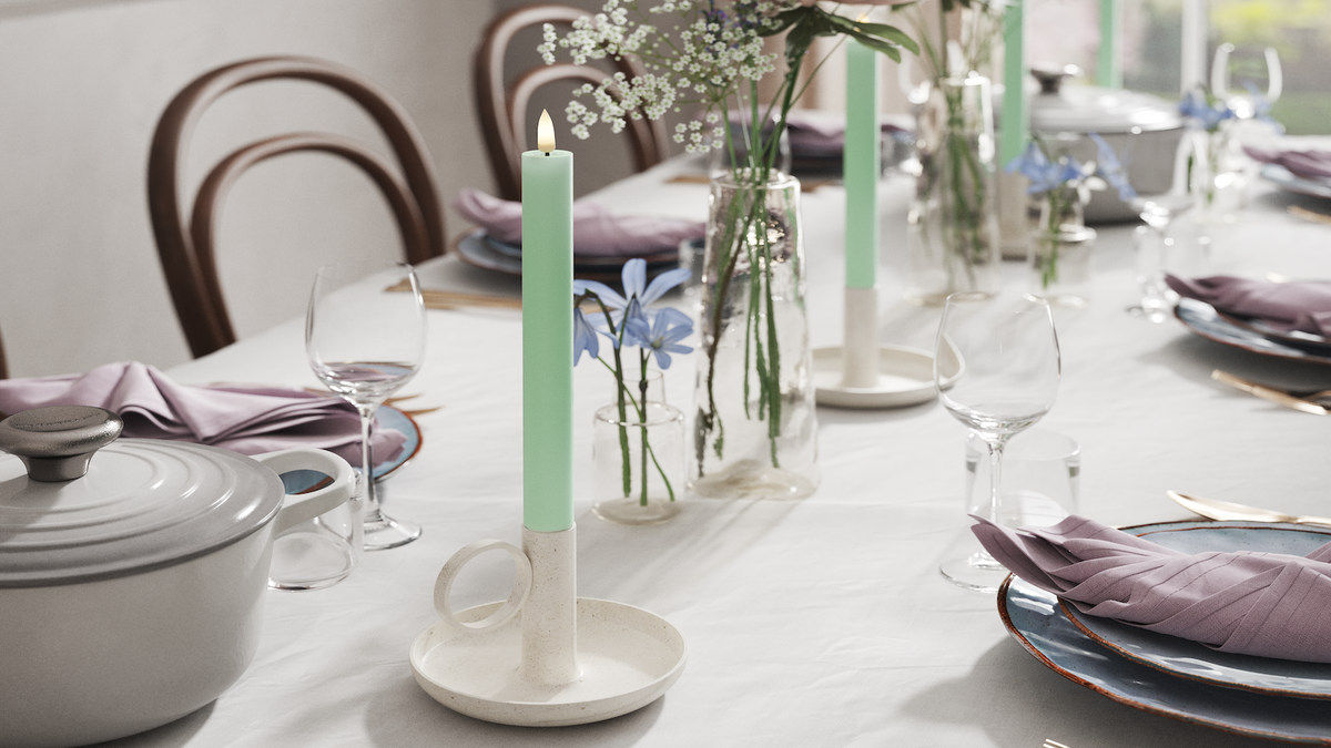 Naturlig tro LED Kronelys med Wetlook ™ Design