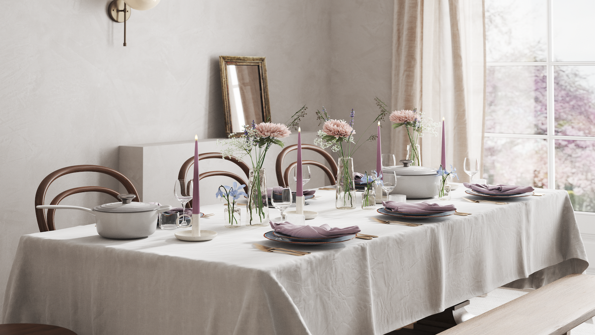 LED Shiny Dinner candle With lifelike LED flame