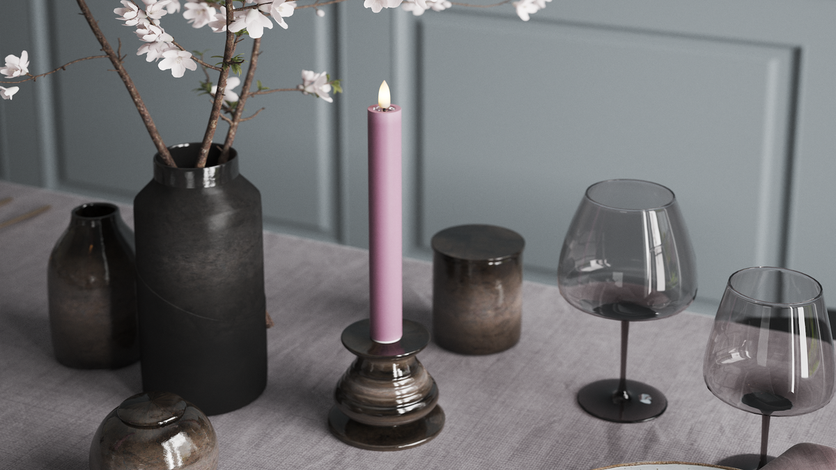 LED Dinner candle With lifelike LED flame