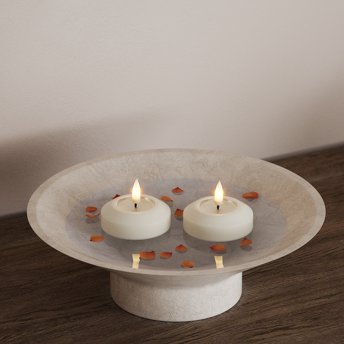 Deluxe Homeart LED Flytelys Ø 6,1 cm 2 stk Hvit LED flytende lys 3