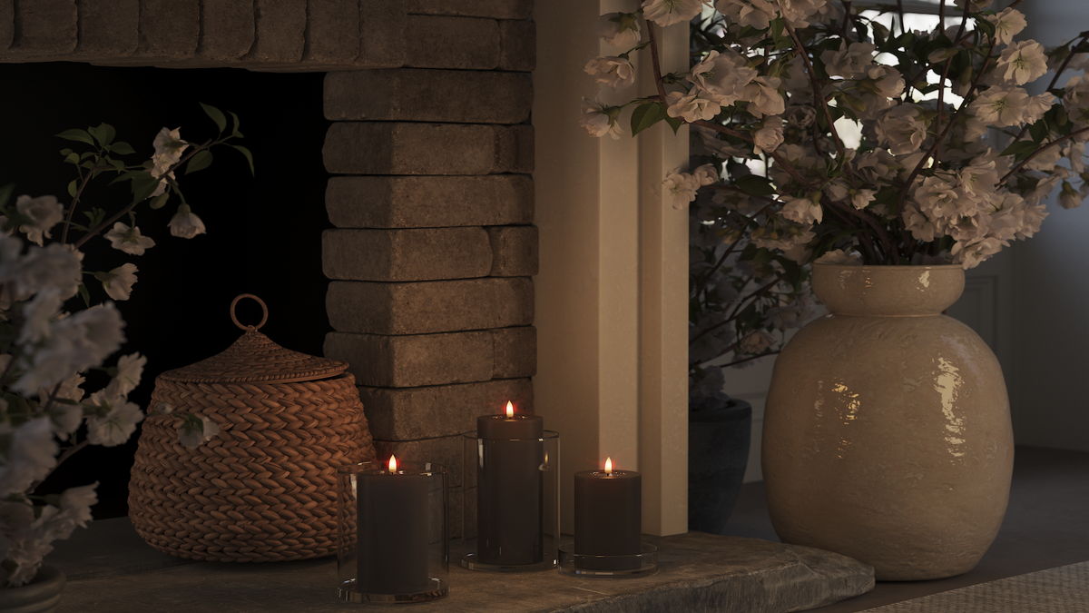 Naturlig tro LED Blokker lys med Wetlook ™ Design