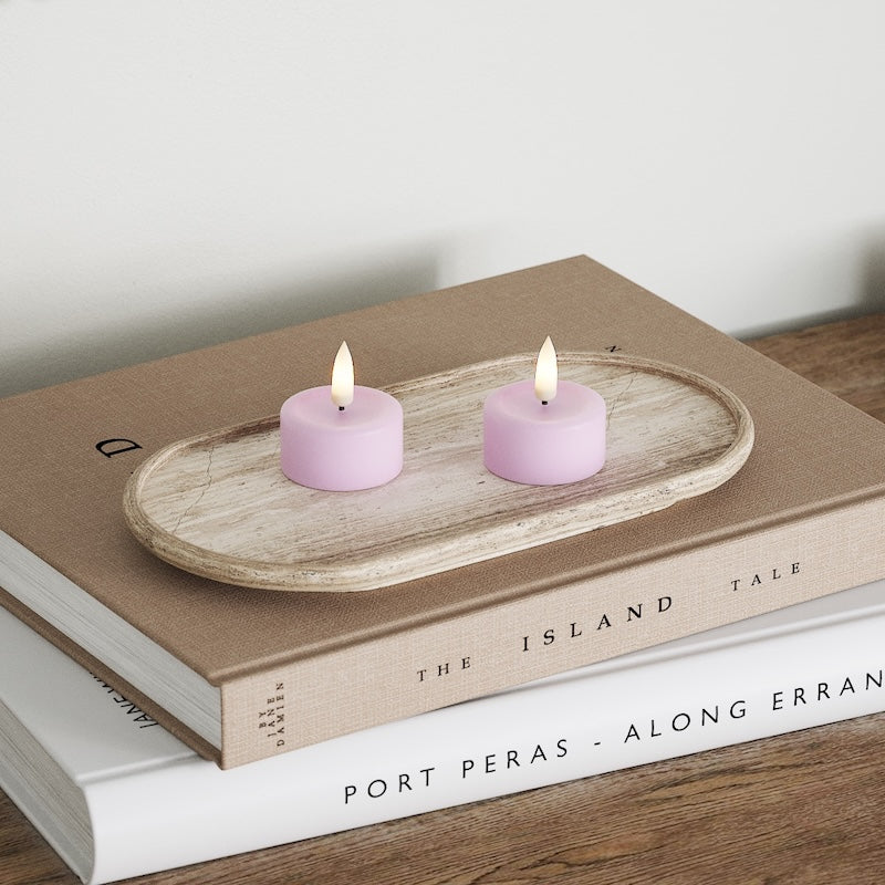 Deluxe Homeart LED Tealight candle 2 pieces Lavender