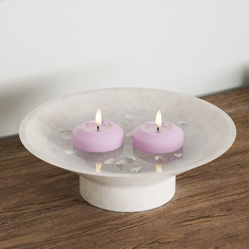 Deluxe Homeart LED Floating candle Ø 6.1 cm (2 pcs.) Lavender
