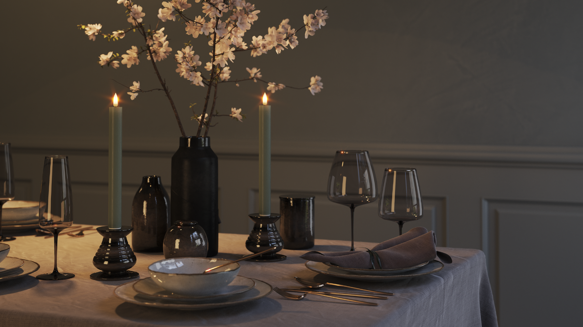 LED Dinner candle With lifelike LED flame