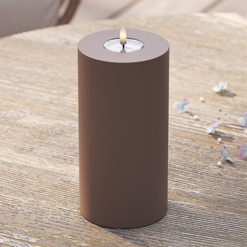 Deluxe Homeart Outdoors LED Pillar candle Ø 10 x 20 cm Caramel LED outdoor light Pillar candle 2