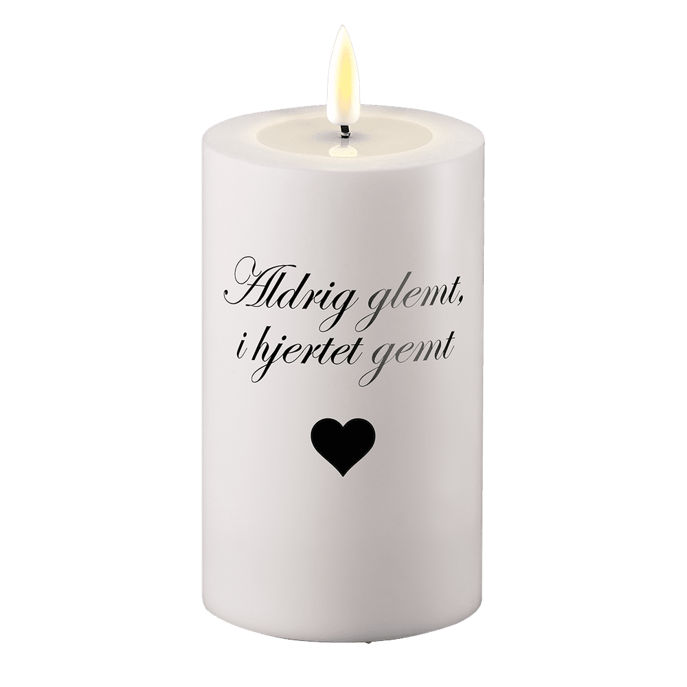 LED Grave light Never forgotten in the heart hidden Deluxe Homeart 1