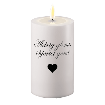 LED Grave light Never forgotten in the heart hidden Deluxe Homeart 1