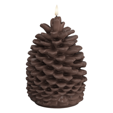 Deluxe Homeart LED Fir cone 14 x 19 cm brown LED Fir cone 1