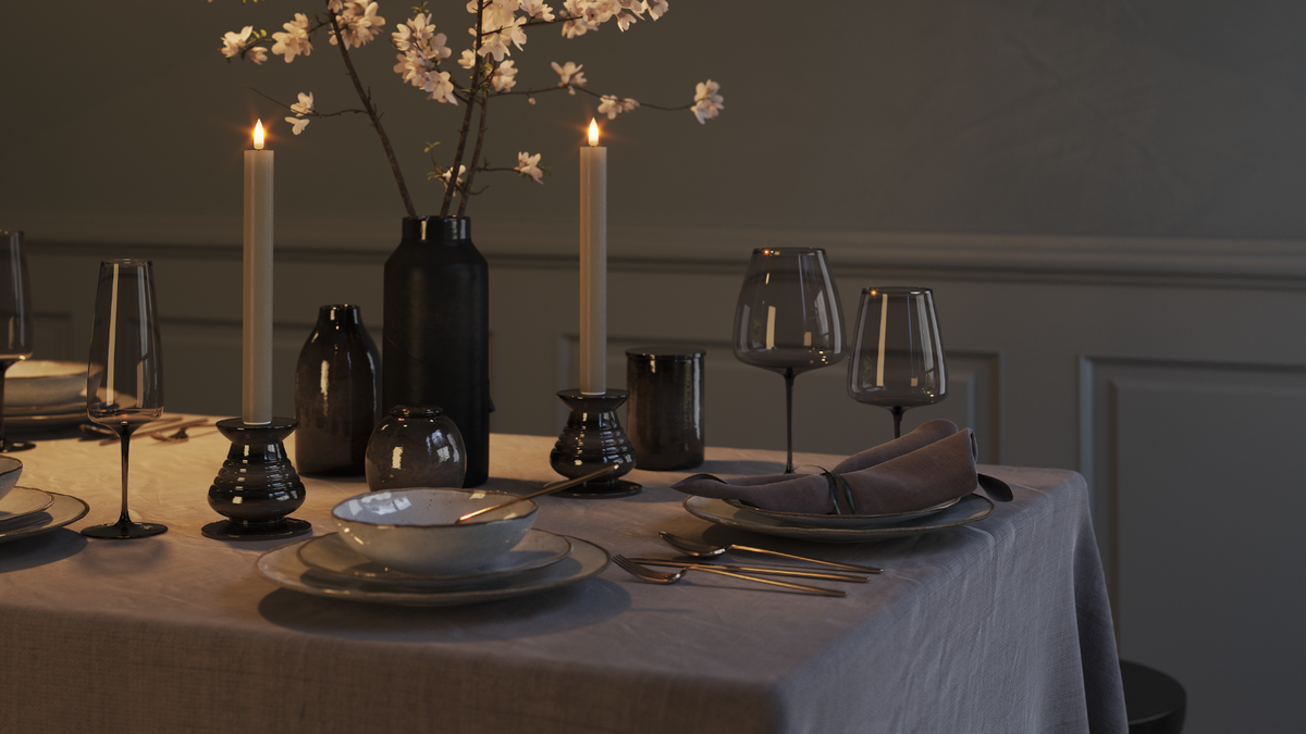 LED Dinner candle With lifelike LED flame