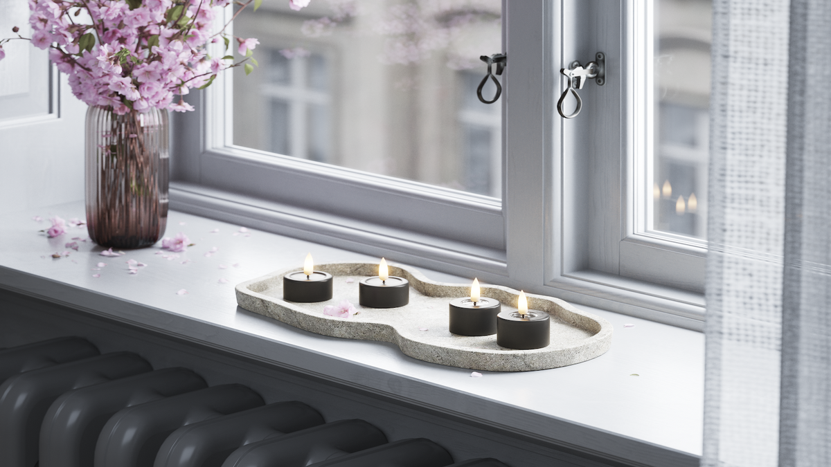 Practical timer function to your LED Jumbo Tealight candle