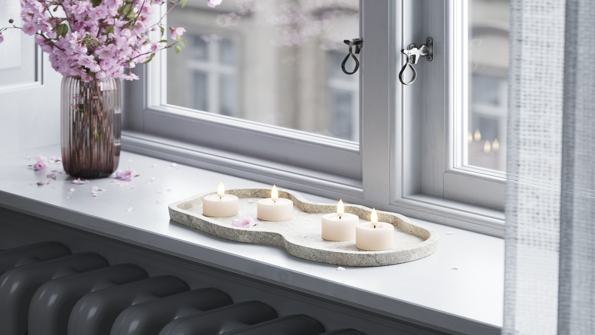 Practical timer function to your LED Jumbo Tealight candle
