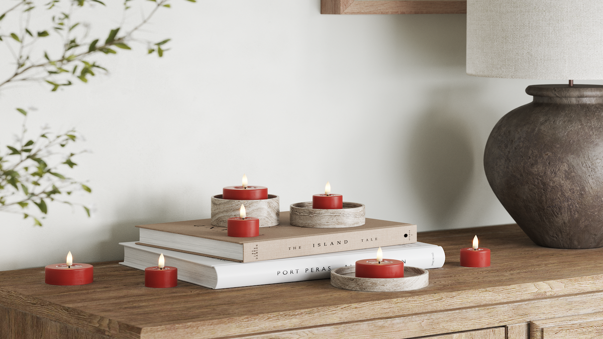Practical timer function to your LED Tealight candle