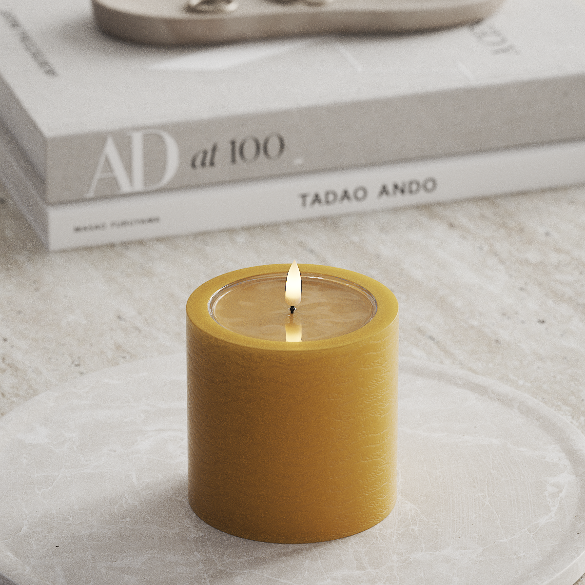 Deluxe Homeart Unique LED Bloklys D 10 x 10 cm Karry unique bloklys 1