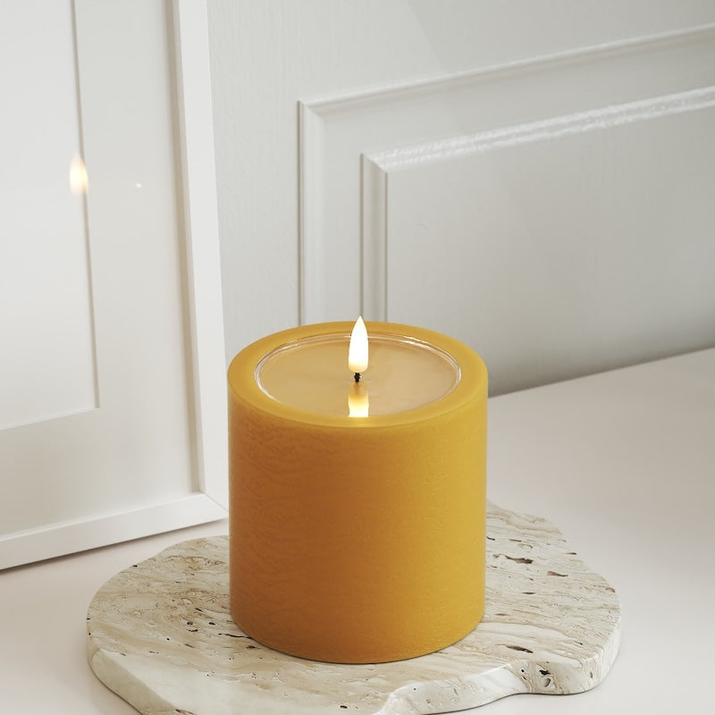 Unique Candles Unique LED Bloklys D 10 x 10 cm Karry