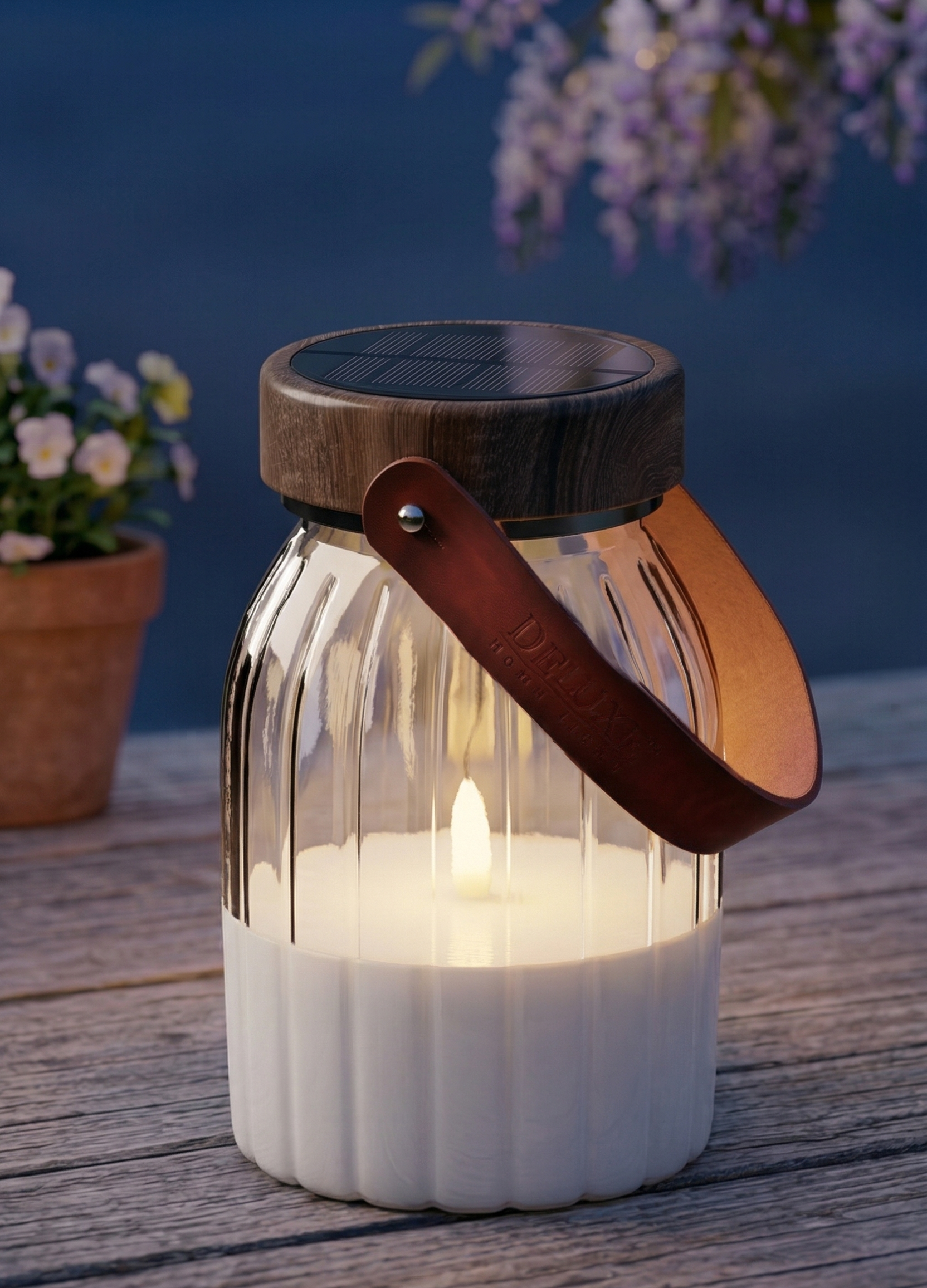 LED Glass Landers 17cm